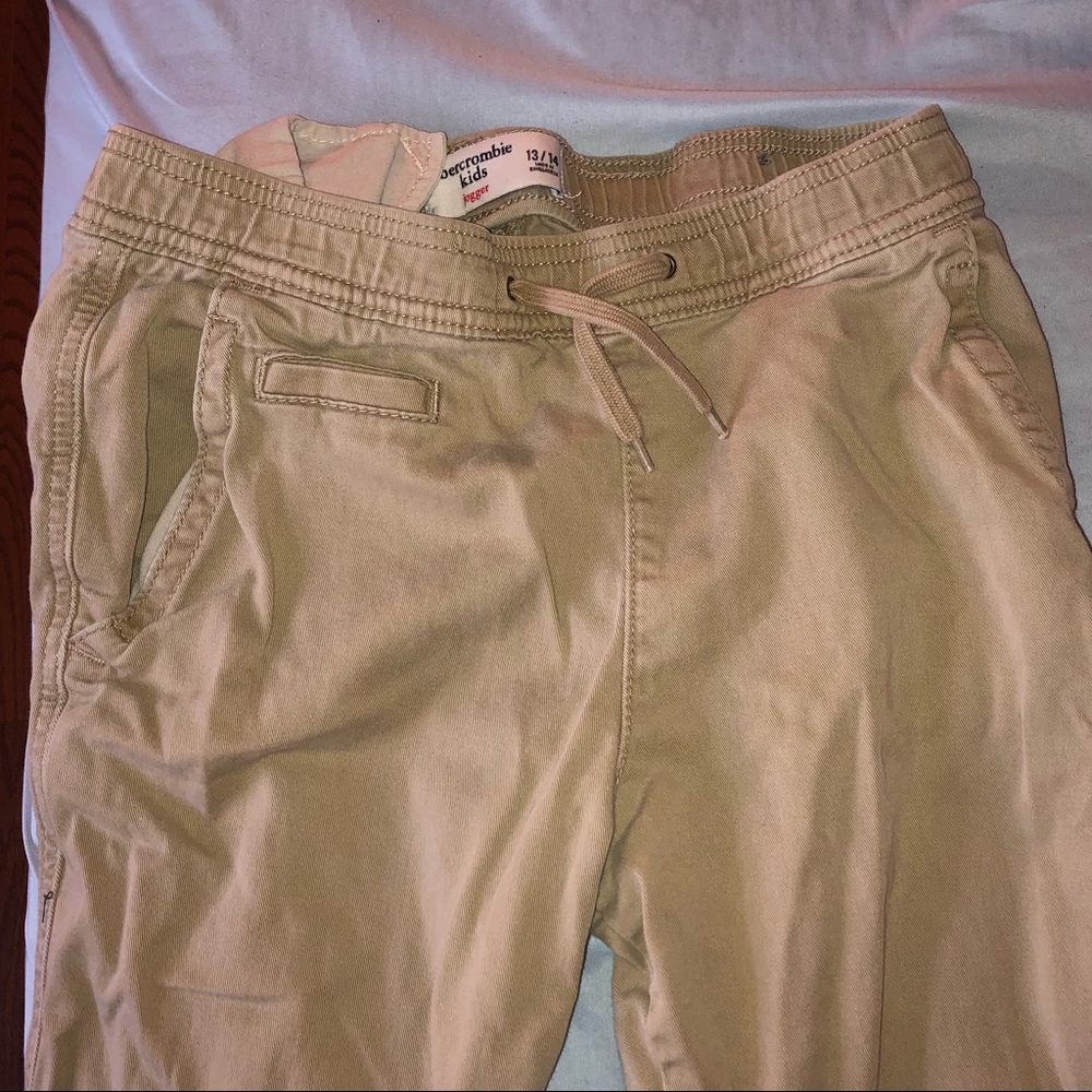 Abercrombie kids fitted joggers (pants)